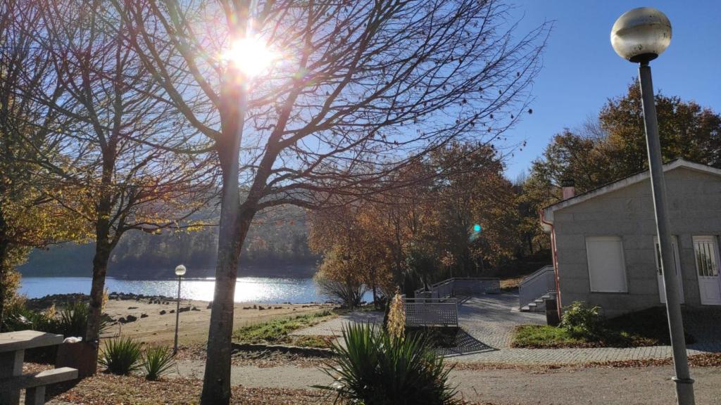 Zona de Os Chaos, en el embalse de As Conchas (Ourense)