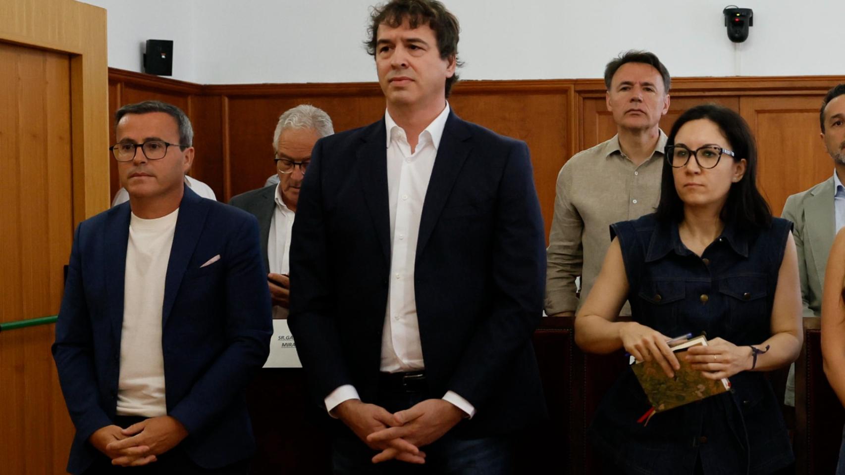 Miguel Ángel Gallardo (i) y David Sánchez (d) en una de las sesiones del juicio.