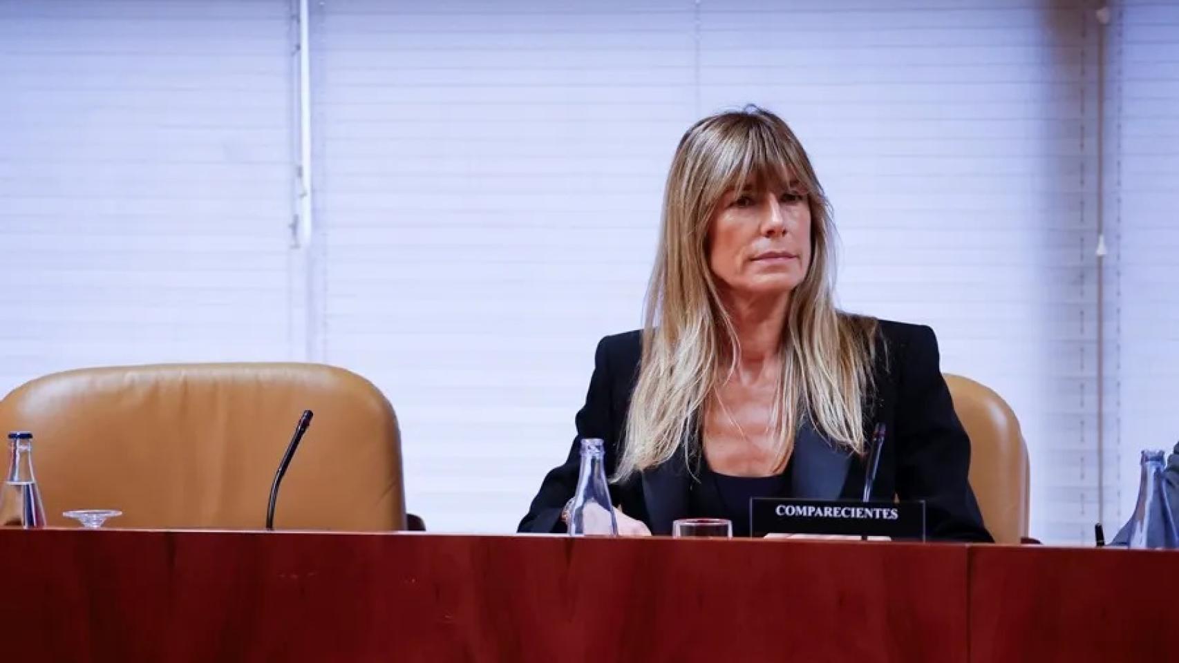 Begoña Gómez durante su comparecencia en 2024 en la Comisión de Investigación sobre programas de cátedras y postgrados de la Complutense en la Asamblea de Madrid.