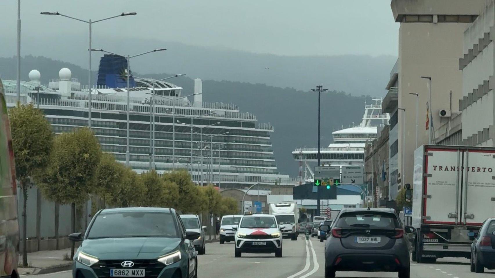 Doble escala de cruceros en Vigo, a 3 de junio de 2026
