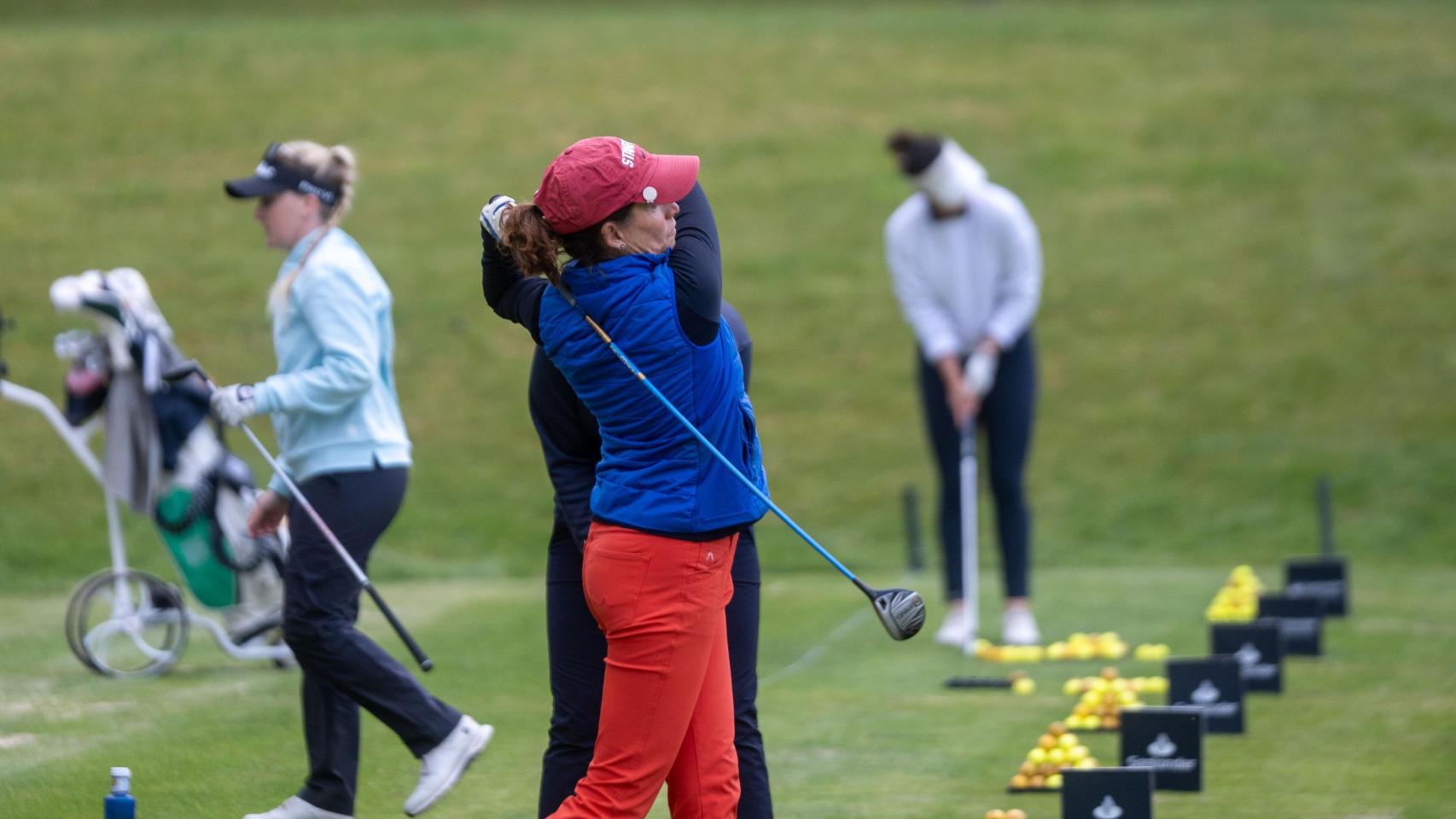 Una golfista en Golf Xaz 