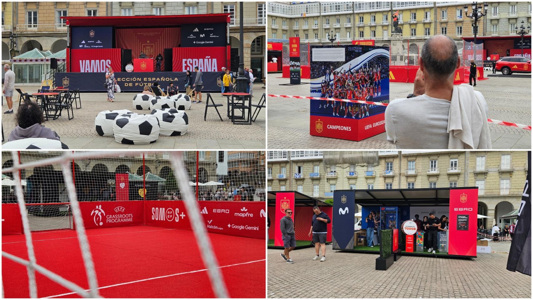 Fan Zone de la Selección Española en A Coruña