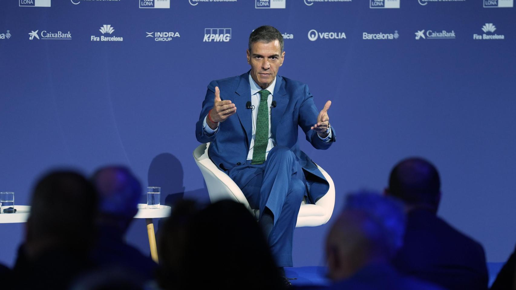 Pedro Sánchez, en Barcelona.