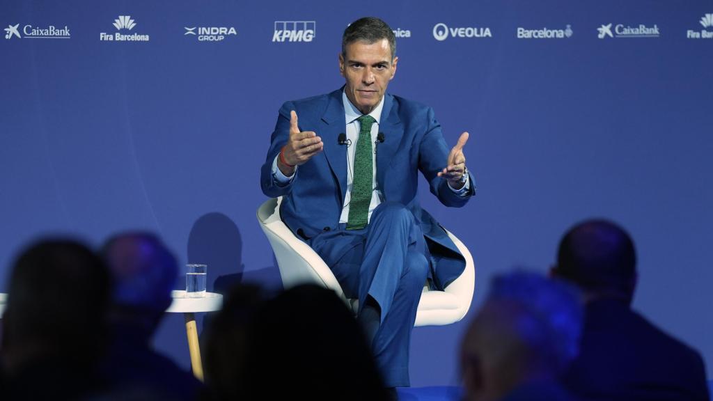 Pedro Sánchez, en Barcelona.