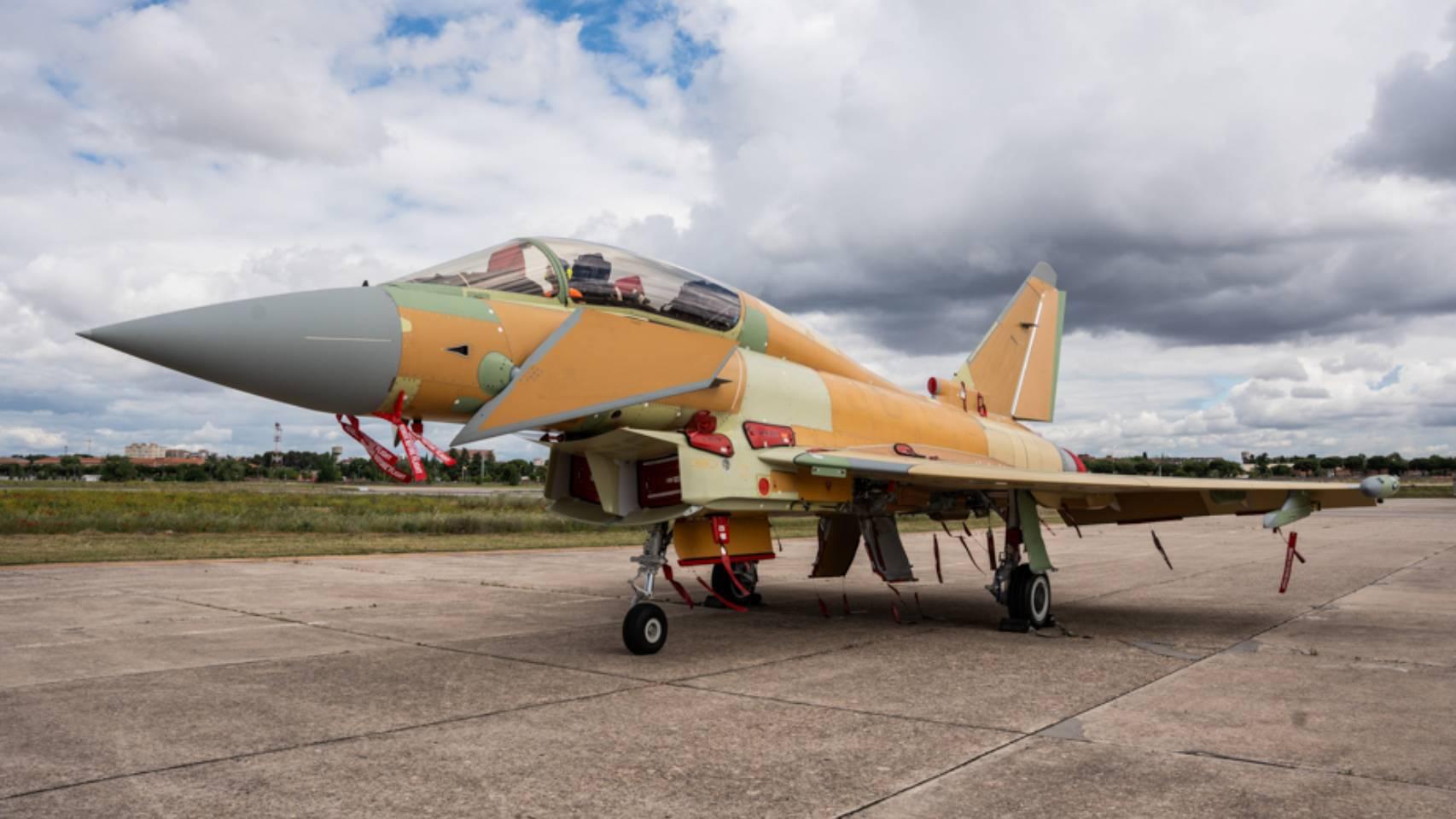 Eurofighter HALCON I destinado al Ejército del Aire español.