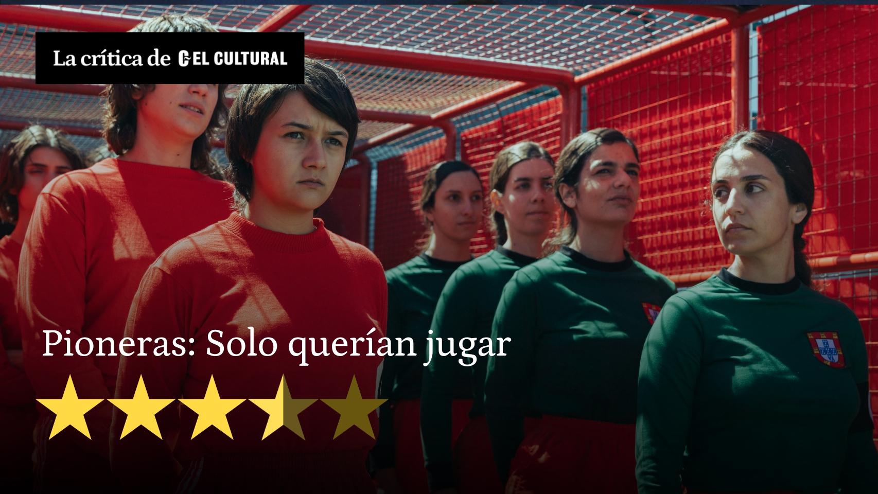 Sofía de Iznájar, en primer plano, en 'Pioneras: solo querían jugar'