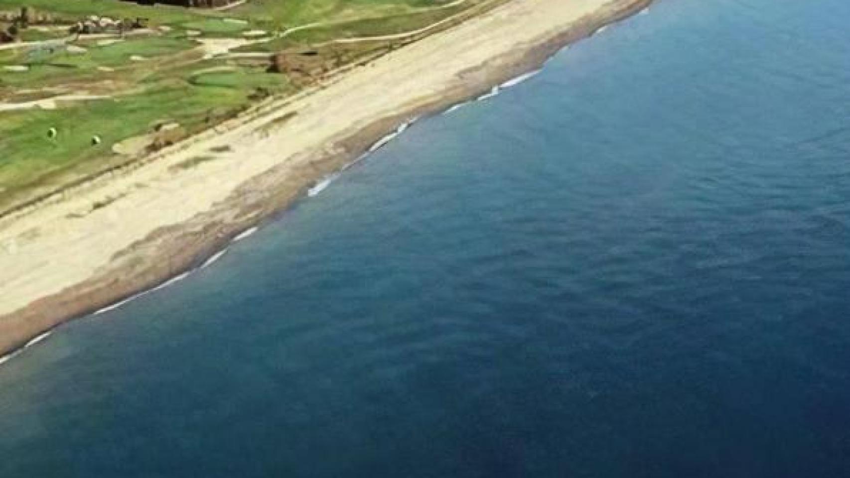la zona afectada.