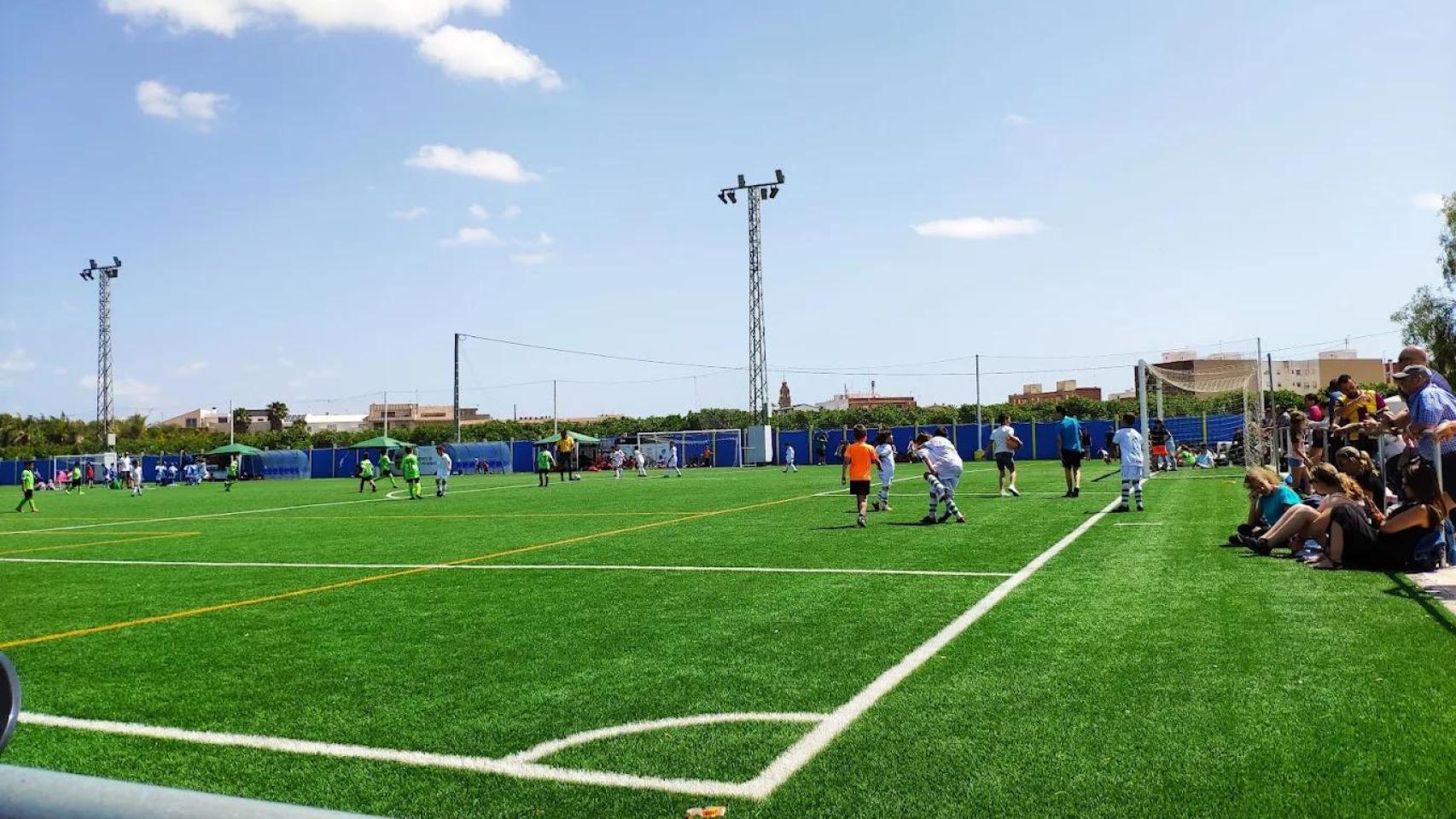 Campo de fútbol de Bonrepós i Mirambell. EE