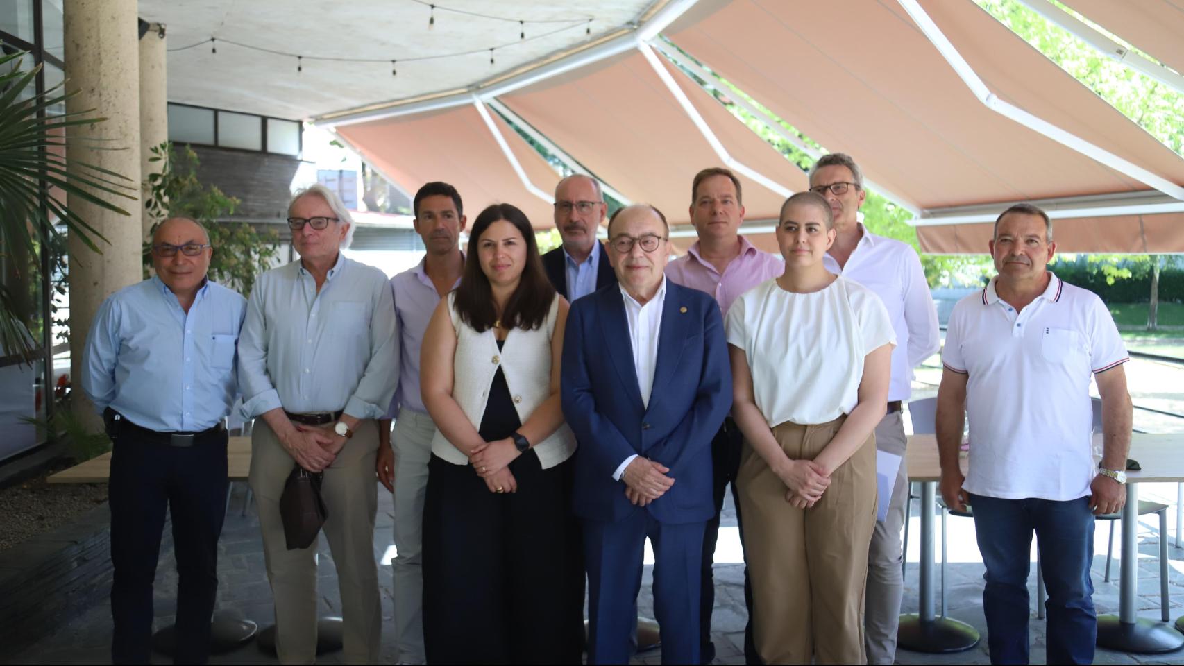 Rueda de prensa en el marco del proceso electoral de la Cámara de Comercio de Zamora, el pasado 28 de mayo