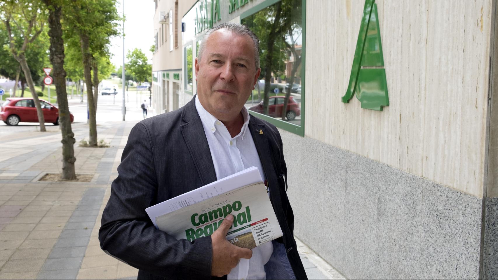 El presidente de Asaja en Castilla y León, Donaciano Dujo, en una imagen de archivo