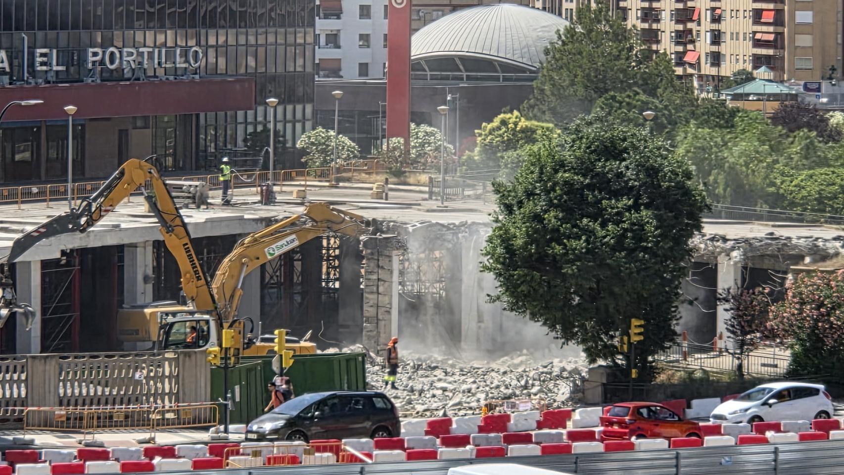 Las obras del Portillo, en Zaragoza.
