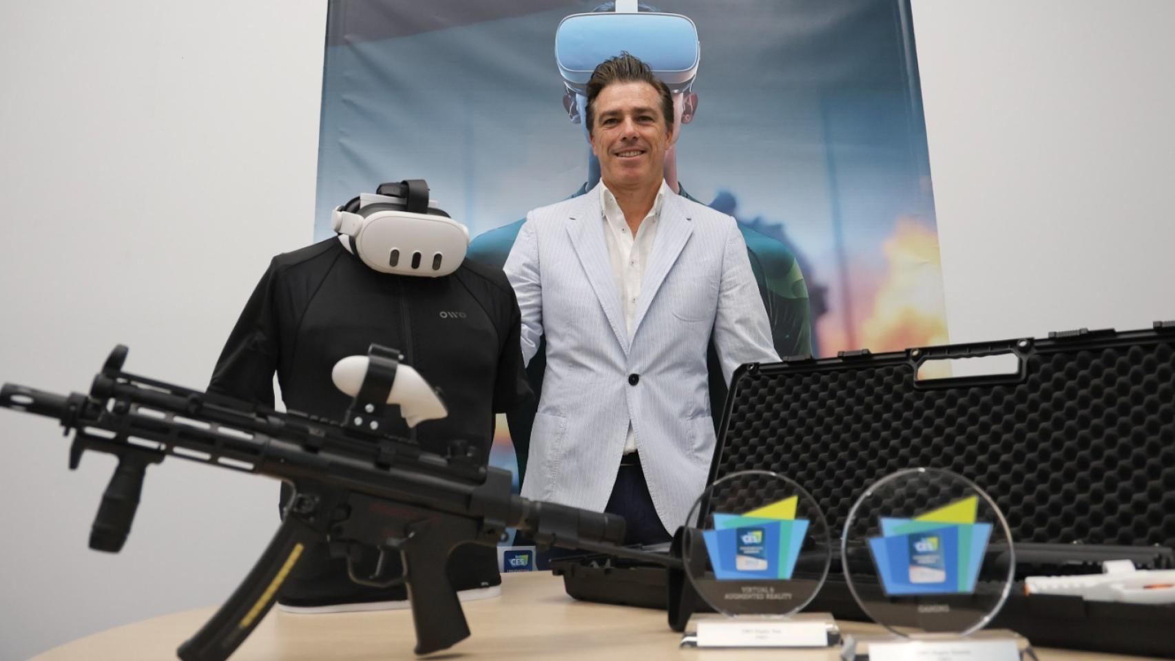 José Fuertes es el creador de OWO, que desarrolla tecnología háptica desde Málaga. 