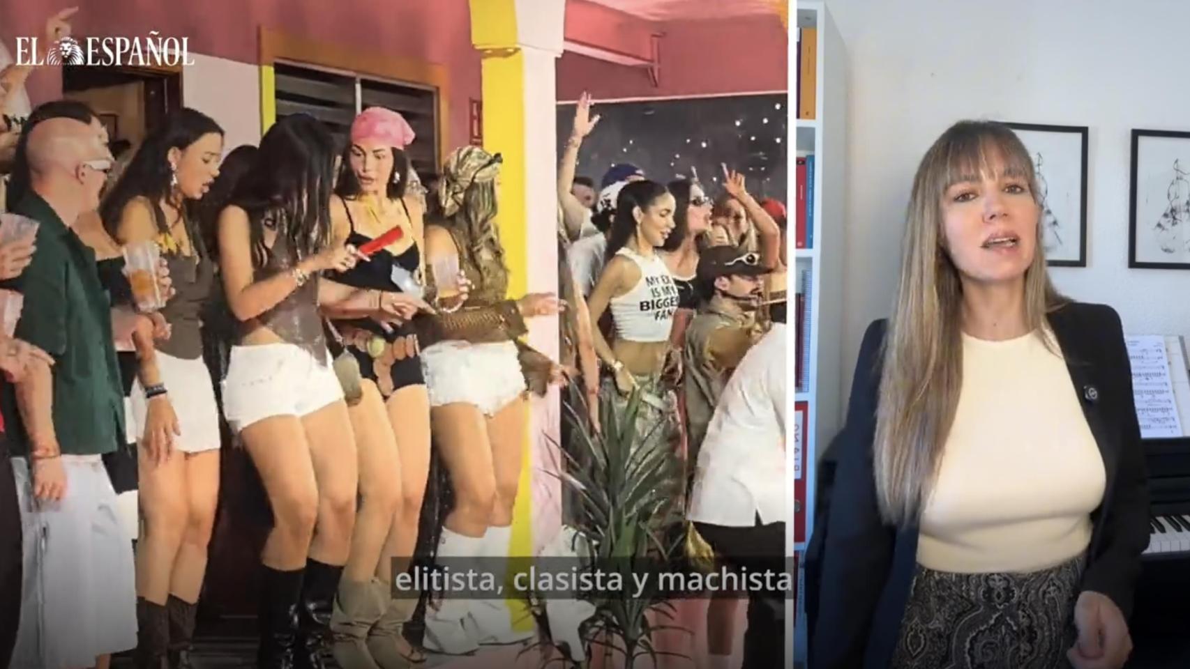 Paula Fraga, sobre La Casita de Bad Bunny. 