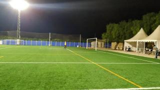 Campo El Barramco del FB Bonrrepòs i Mirambell, donde tuvo lugar el 'striptease'. EE