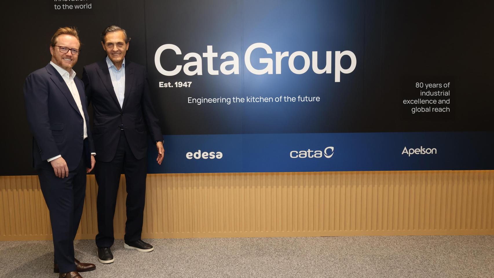Santiago Torent y Jorge Parladé, presidente ejecutivo y vicepresidente de Cata Group, respectivamente. 