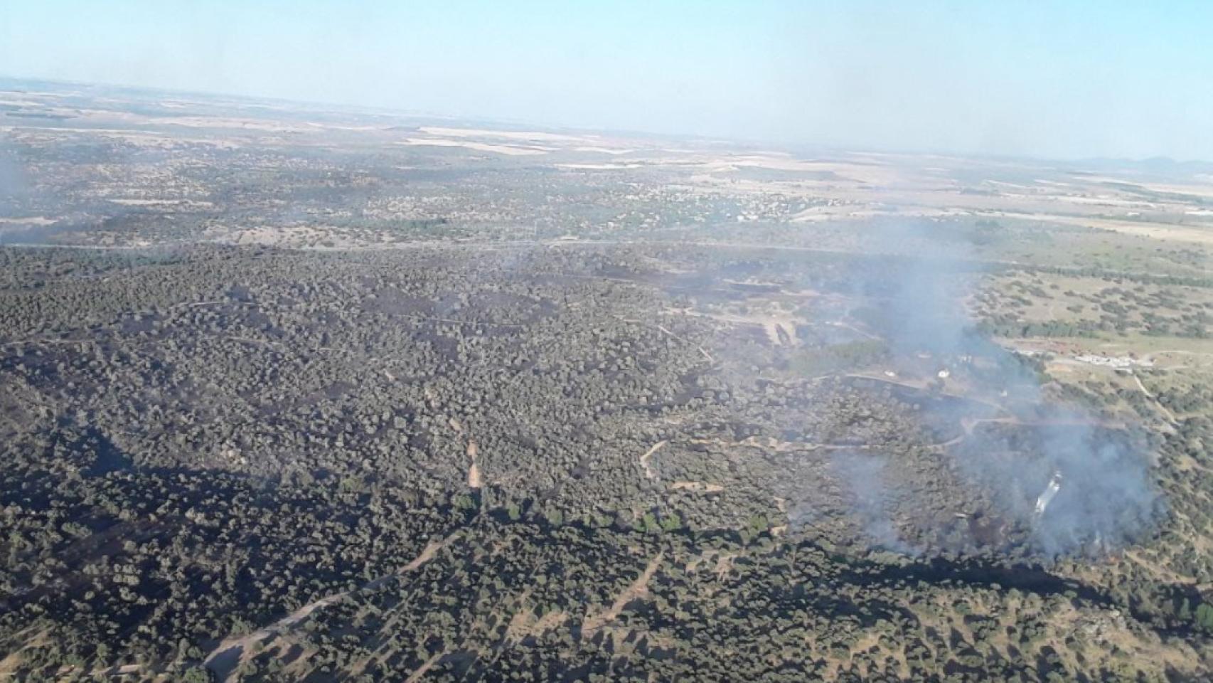 Incendio de la Academia de Infantería de Toledo.