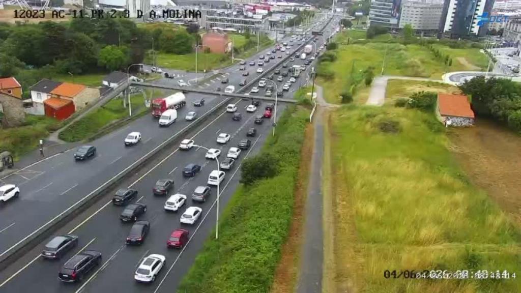Acceso a A Coruña por Alfonso Molina.
