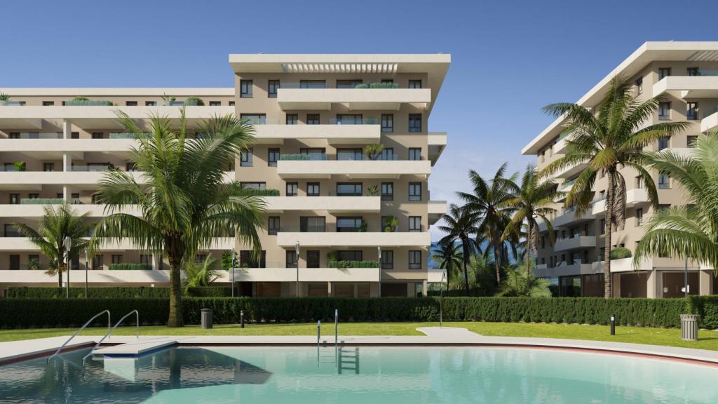 Otra imagen de la nueva promoción de Naiz Homes en Málaga.