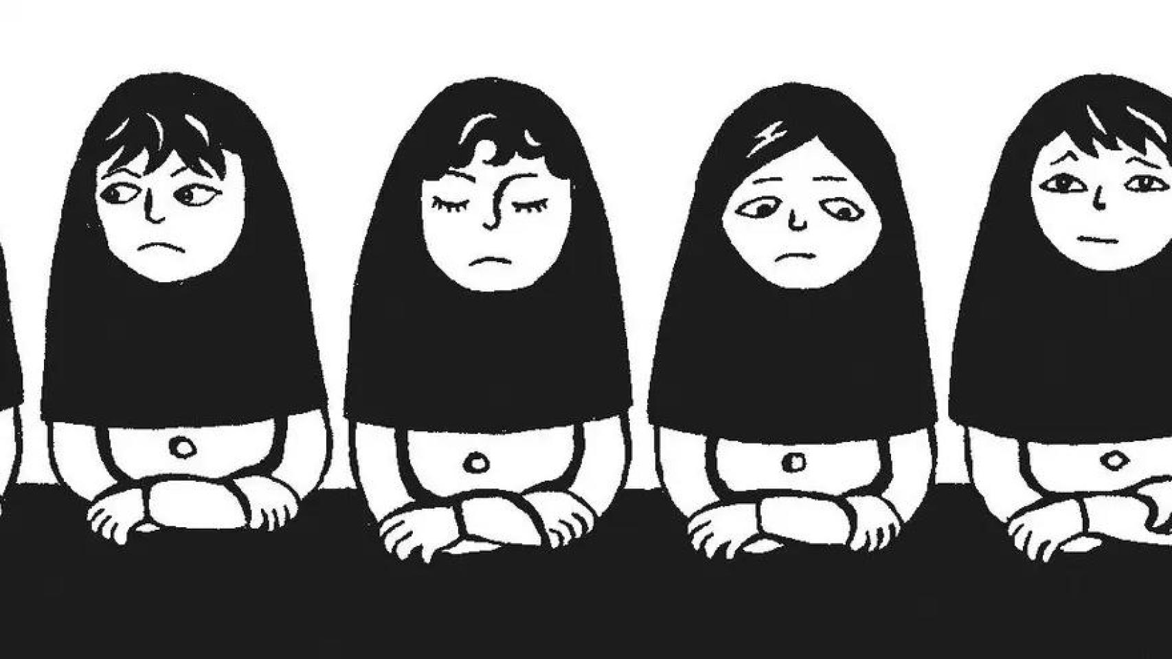 Viñeta de 'Persépolis'. 