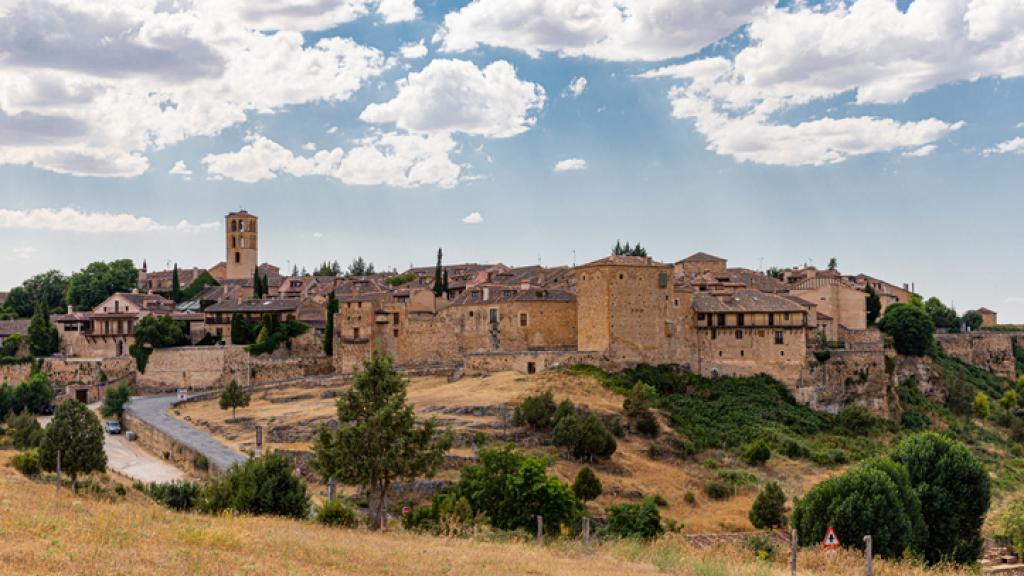 Vista panorámica de Pedraza (Segovia).
