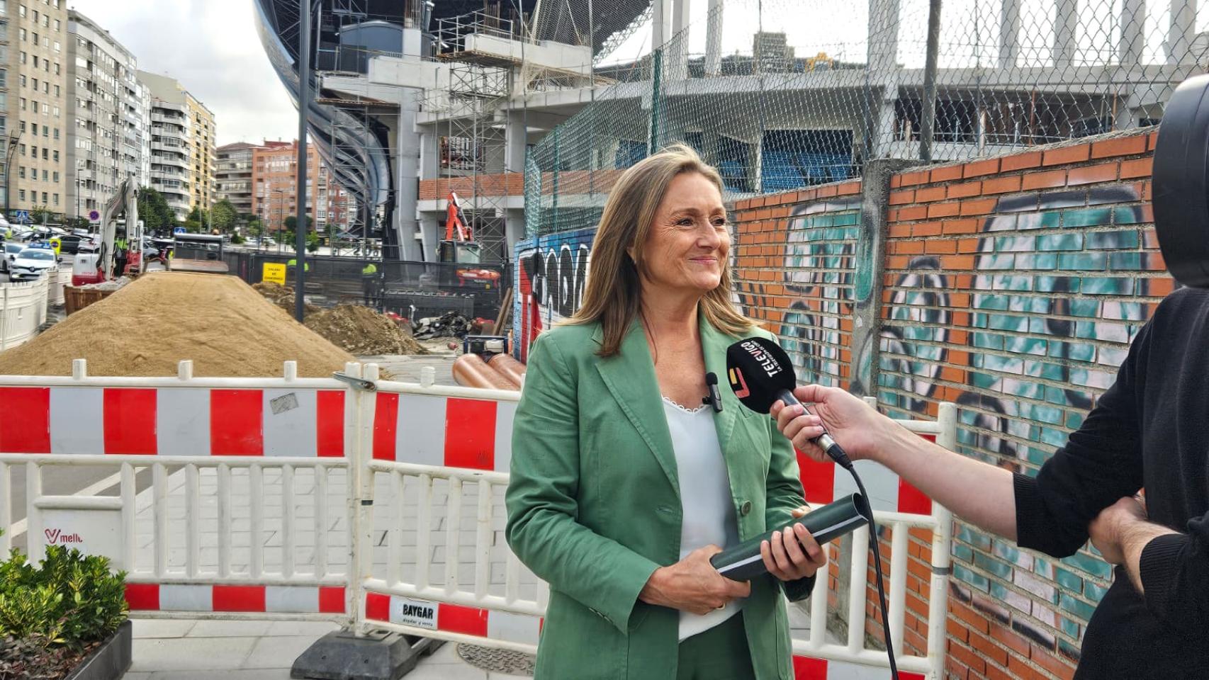 Luisa Sánchez en el entorno de Baláidos