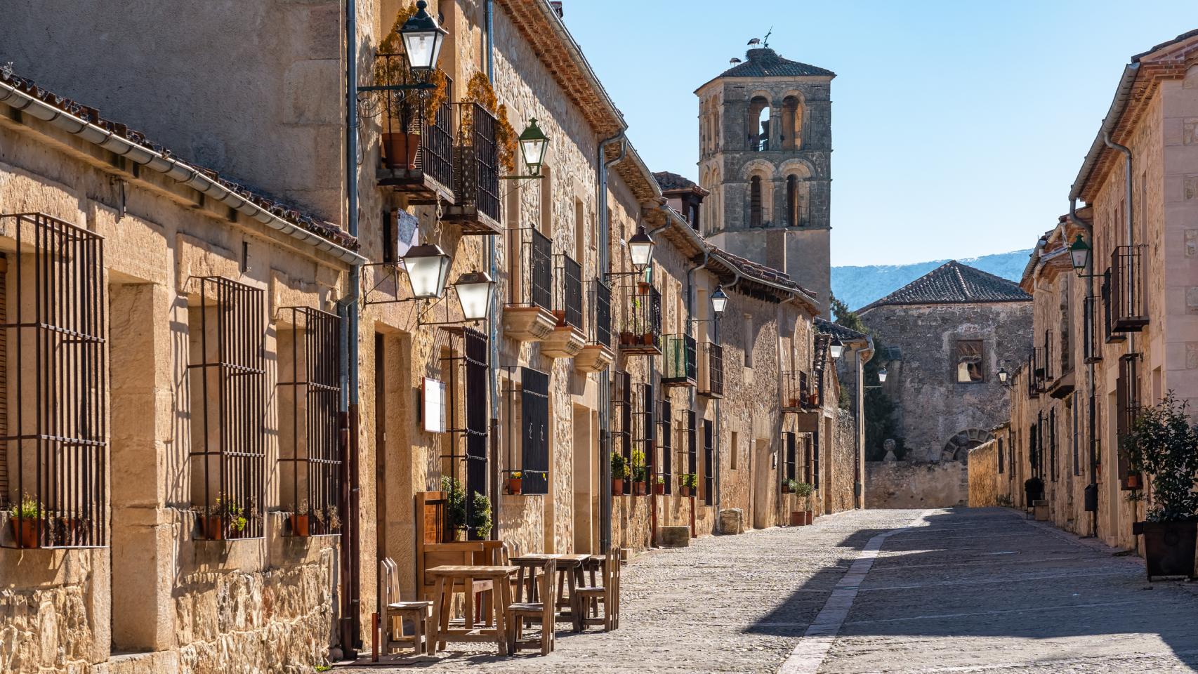 Un pueblo. 