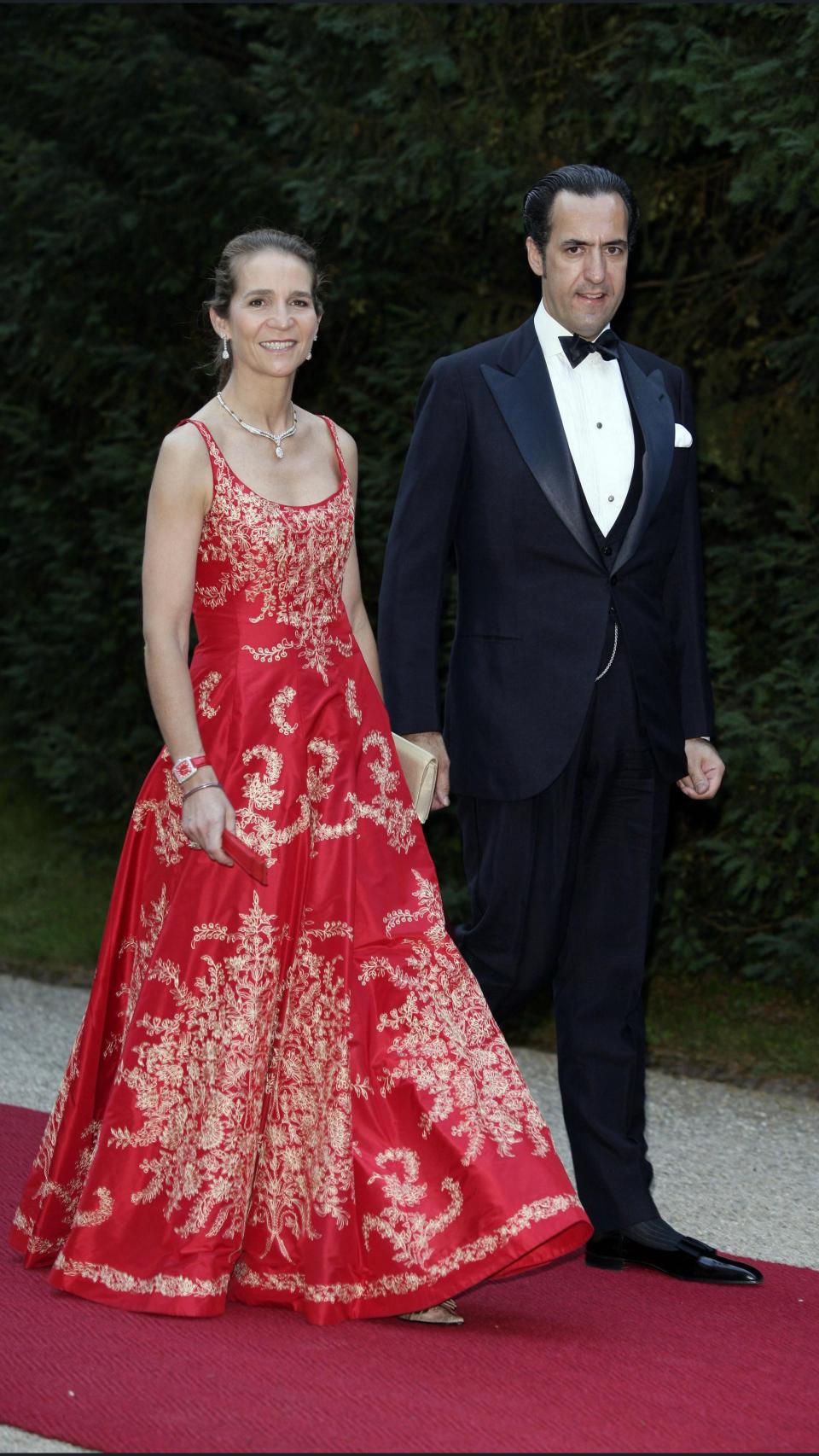 Jaime de Marichalar y la infanta Elena.