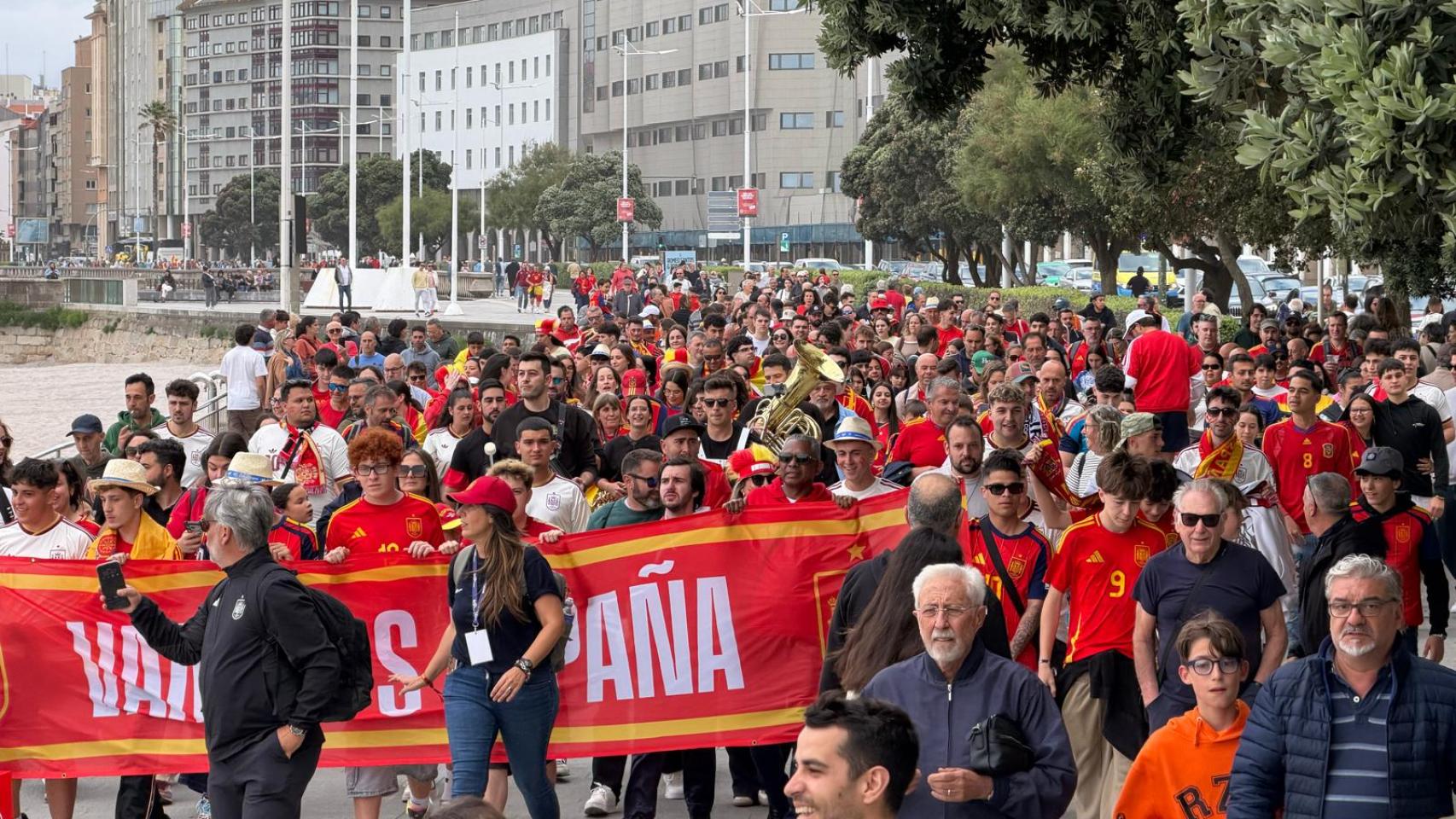 Marea roja en A Coruña