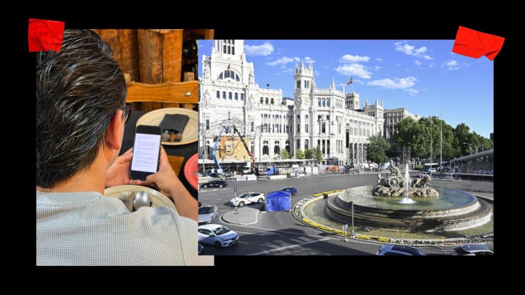 Carlos Serna, un colombiano que viajó hasta Madrid para ver al papa León XIV. 