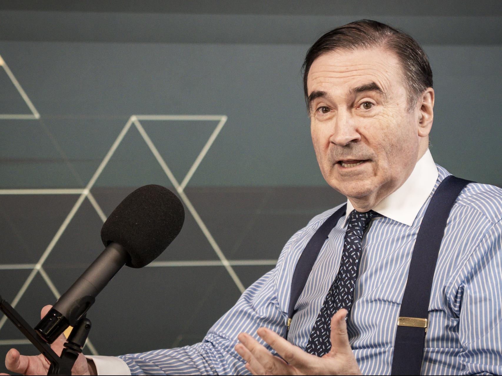El director de EL ESPAÑOL, Pedro J. Ramírez, este jueves en 'La Hora del Suscriptor'.