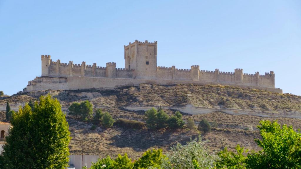 El imponente buque de piedra en la meseta castellana.