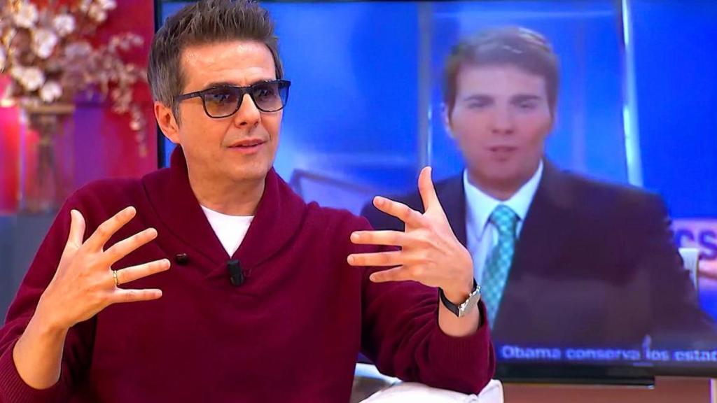 Fernando Díaz de la Guardia en su reaparición en Canal Sur un año después de su parálisis facial.