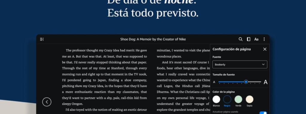 La nueva app de Kindle para Windows