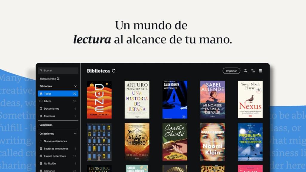 La nueva app de Kindle para Windows