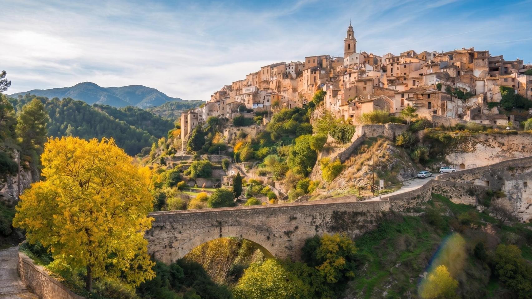 Panorámica del pueblo de Bocairent