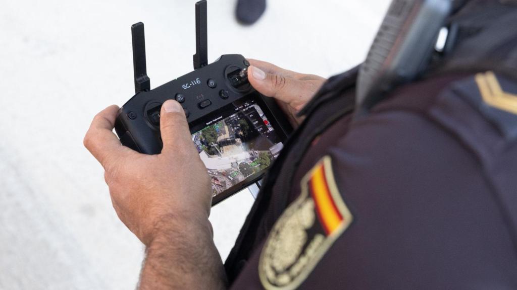 Los agentes de la Policía Nacional usarán drones durante la visita del papa León XIV