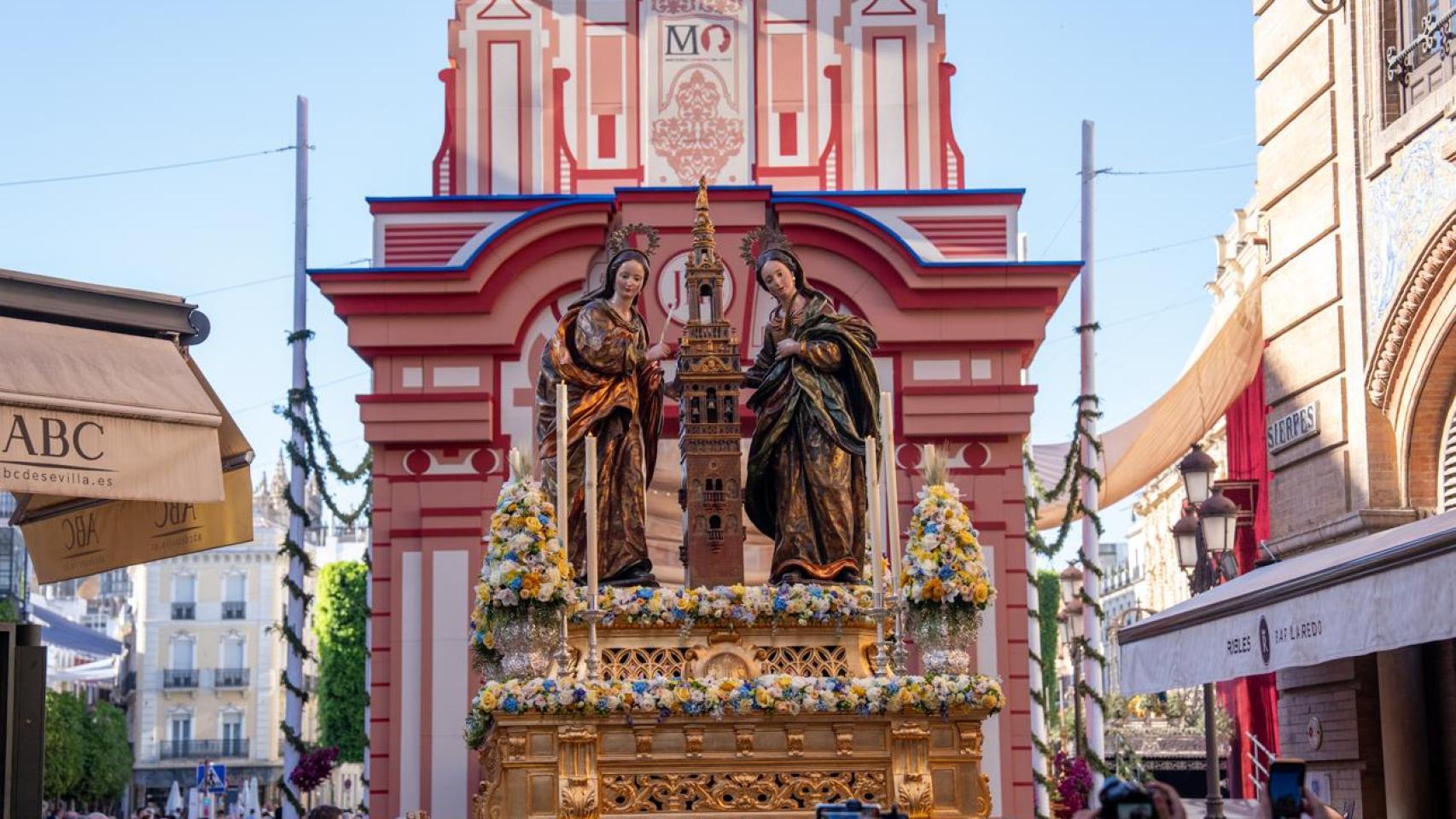 Una imagen del Corpus Christi de Sevilla.  