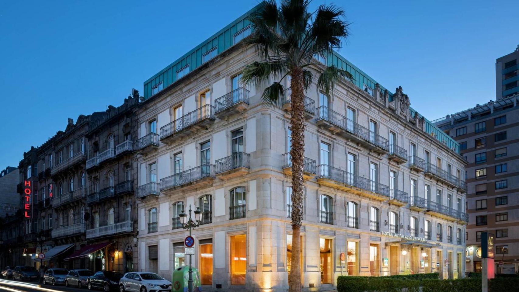 Exterior del AC Hotel Universal de Vigo en donde estará el restaurante. 