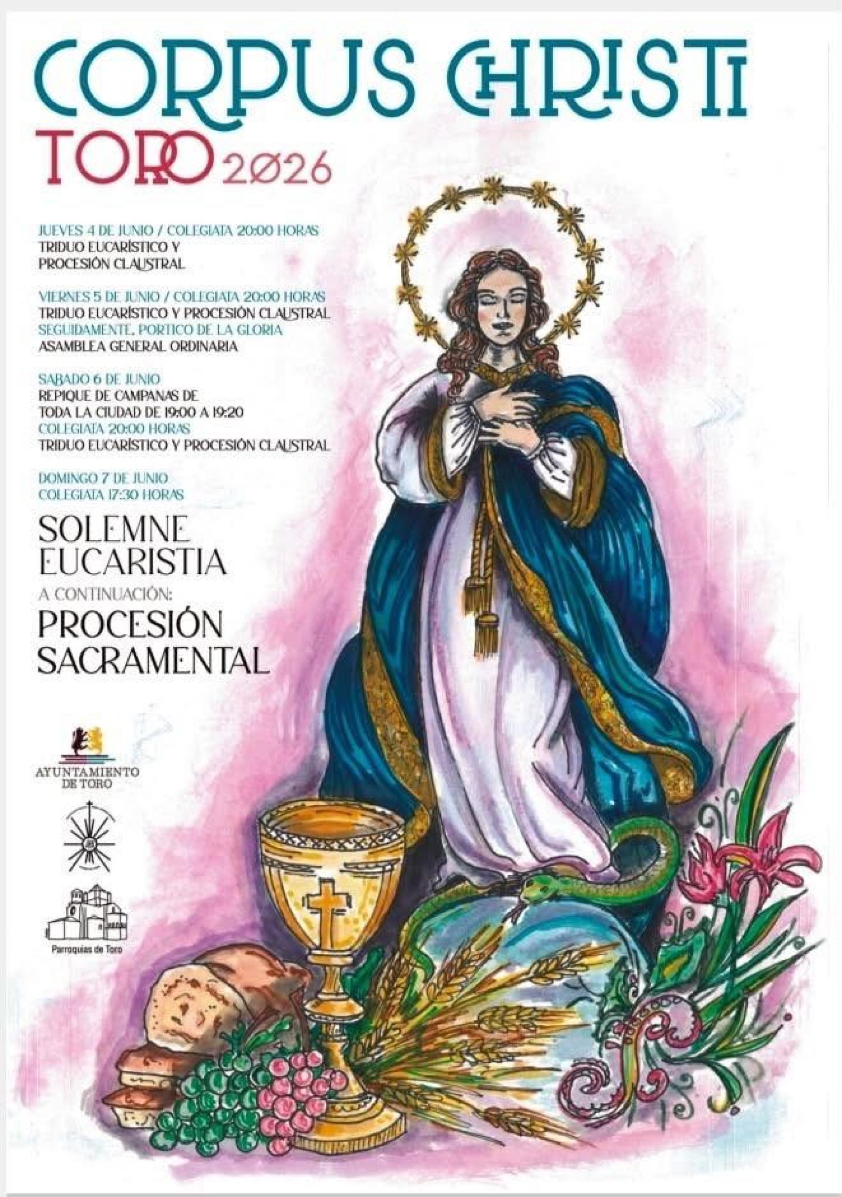 Programación del Corpus Christi en Toro (Zamora).