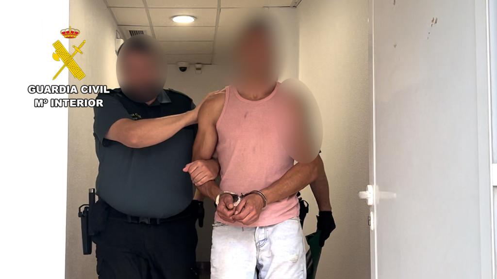 El cocinero Juan Antonio tras ser detenido en la 'Operación Fuente Blanca'.
