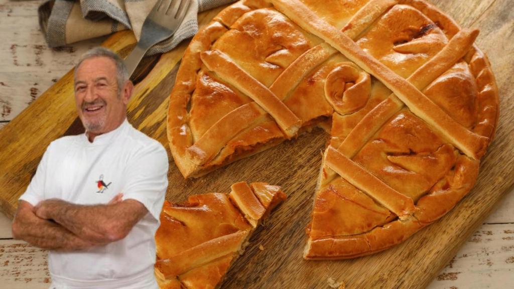 Receta de empanada gallega de pollo de Karlos Arguiñano