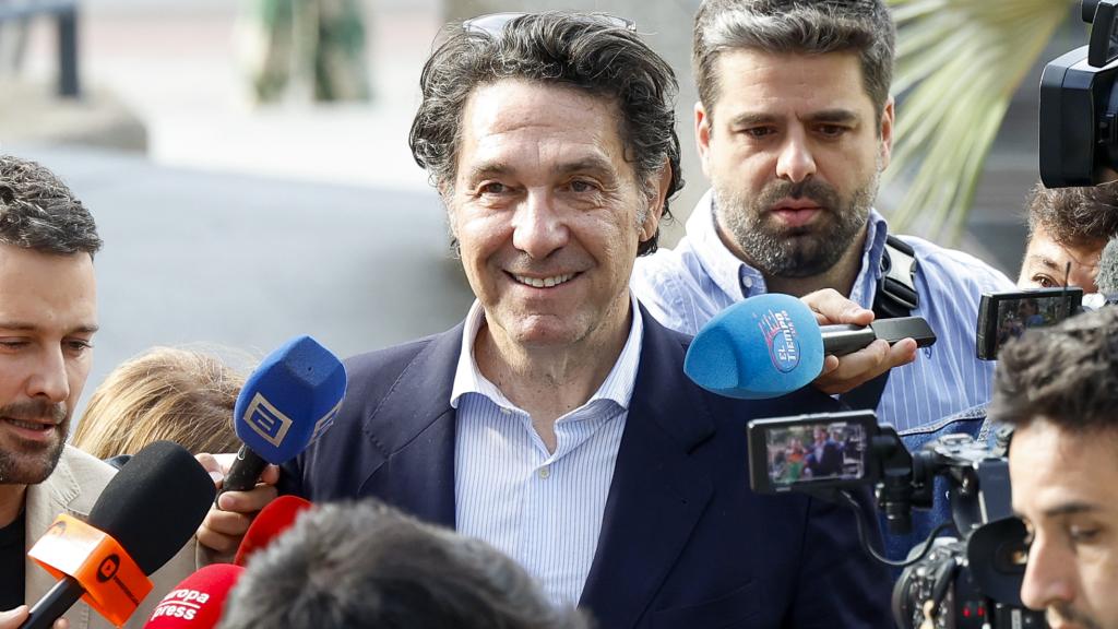 Luis Lorenzo, llegando a una nueva sesión de juicio. 