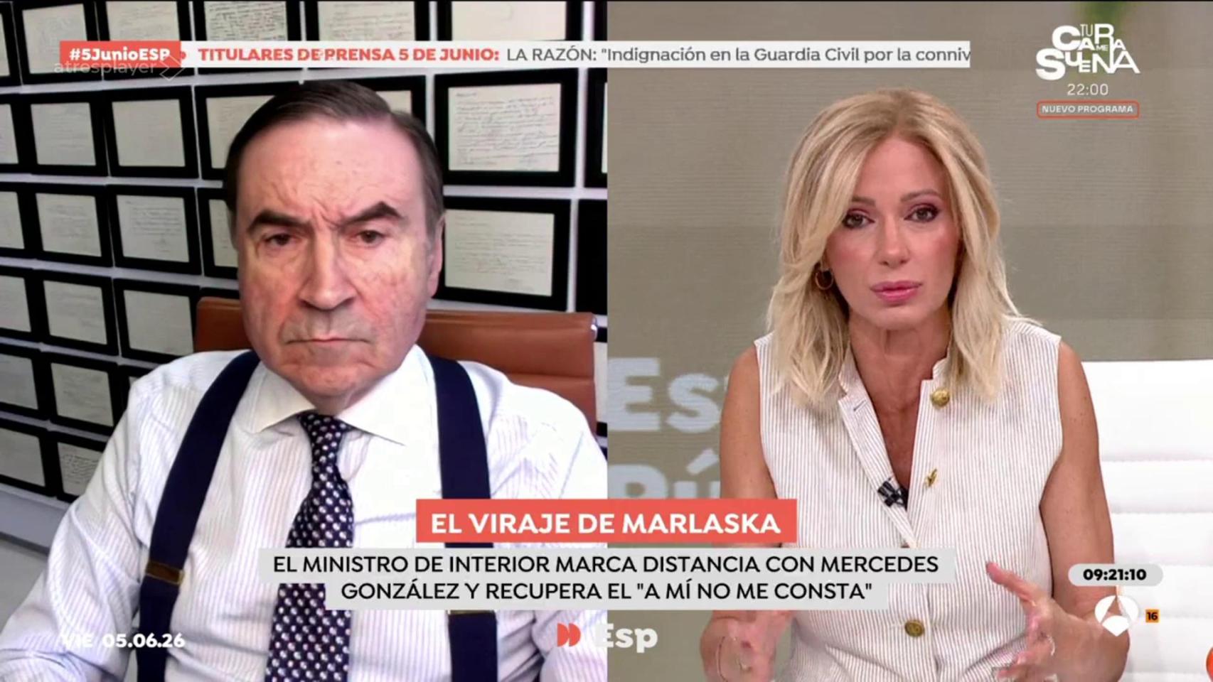 Pedro J. este viernes en 'Espejo Público'.