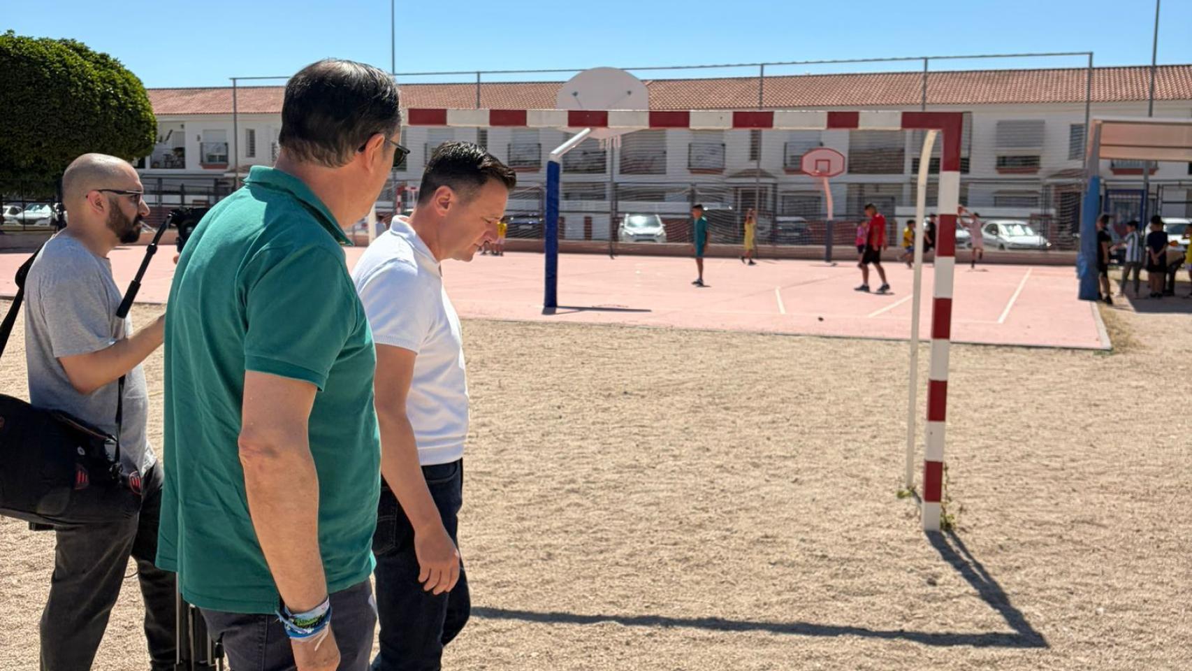 Las pistas deportivas puestas a disposición en el proyecto