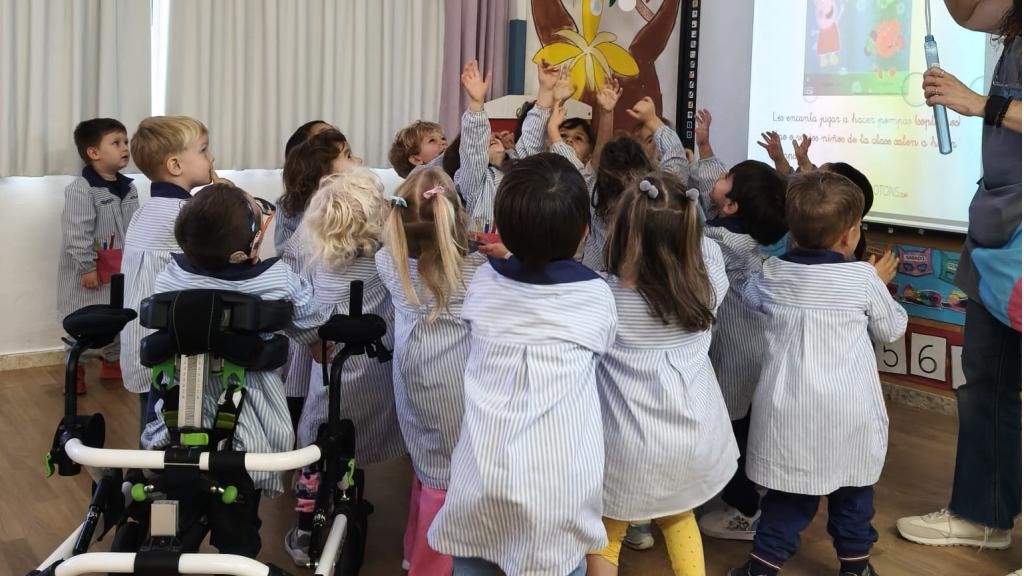 Iván en su clase. EE