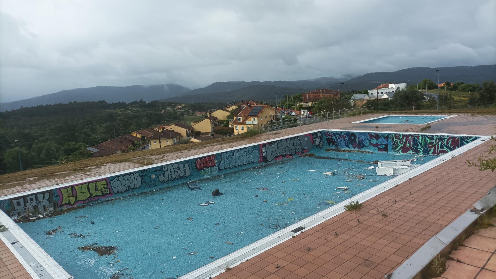 Piscina de Montegolf que formará parte de la rehabilitación del complejo deportivo.