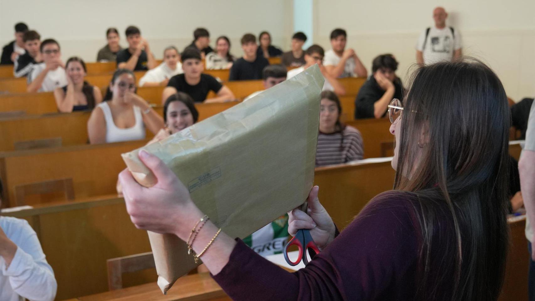 Alumnos en la PAU de este año 