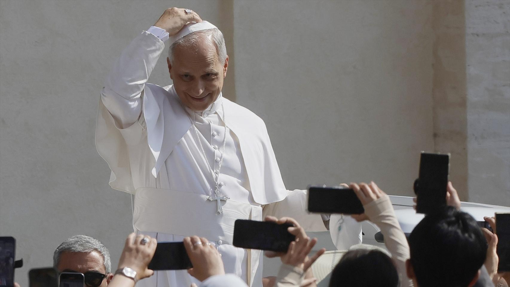 El Papa León XIV, fotografiado en un acto. Cecilia Fabiano/LaPresse