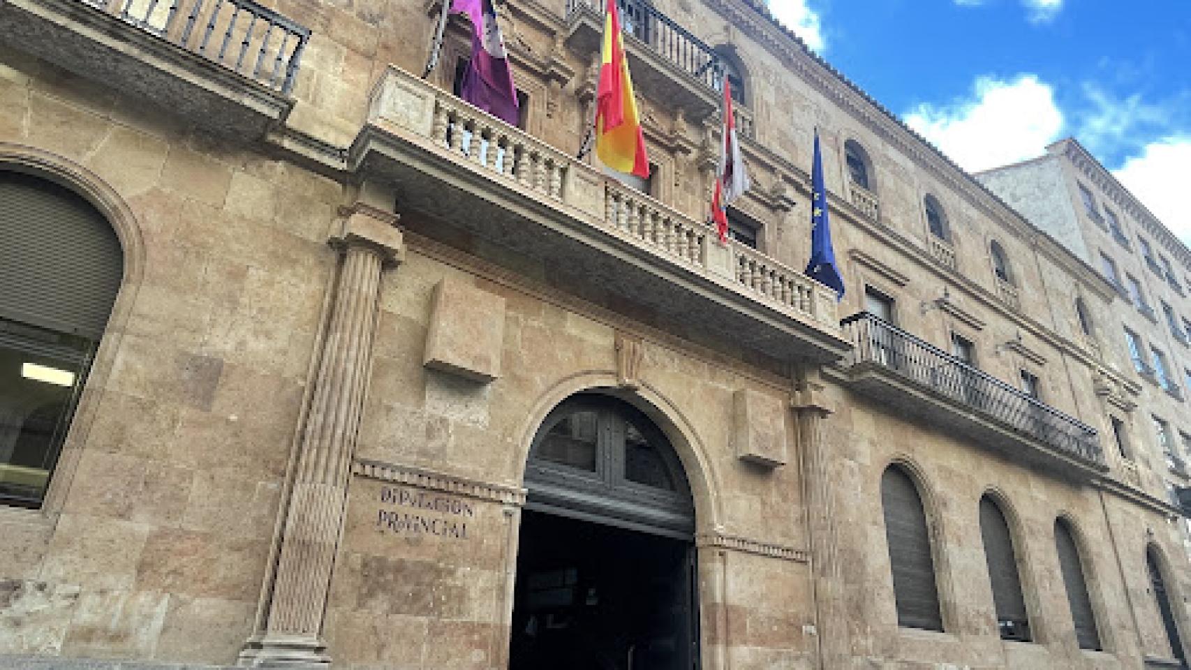 Imagen de la fachada de la Diputación de Salamanca.