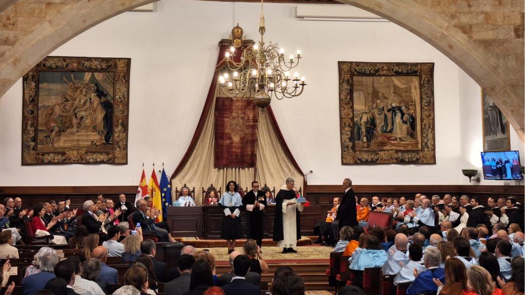 Francisco de Vitoria, doctor 'Honoris Causa' de la Universidad de Salamanca.
